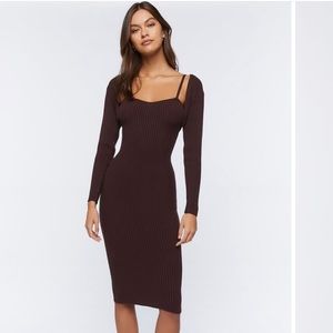 Midi knit two piece set